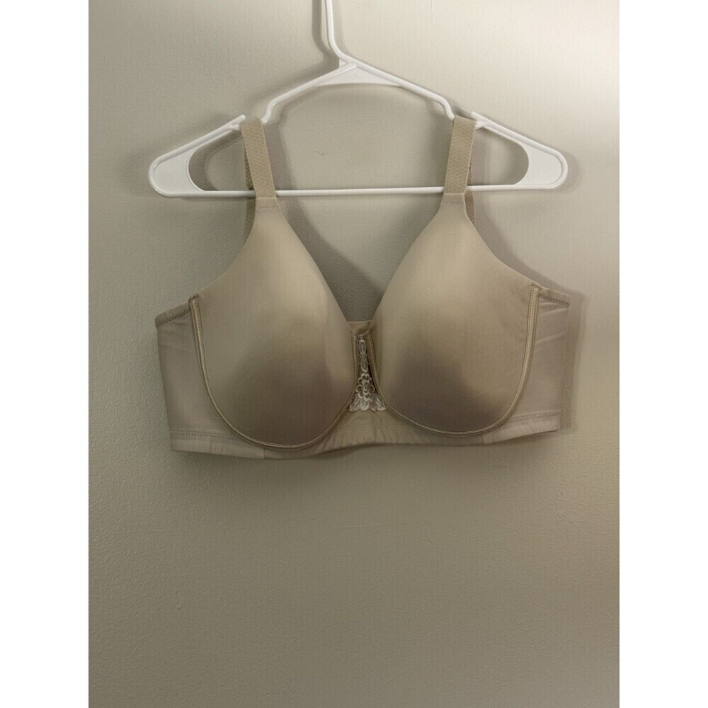 VANITY FAIR FULL FIGURE BEIGE BRA - UNDERWIRE  BACK SMOOTHER  Sz 42DD - NWOT